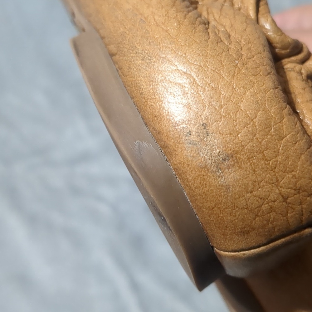 Tory Burch Reva Tumbled Logo Flats size 4.5 - Picture 6 of 10